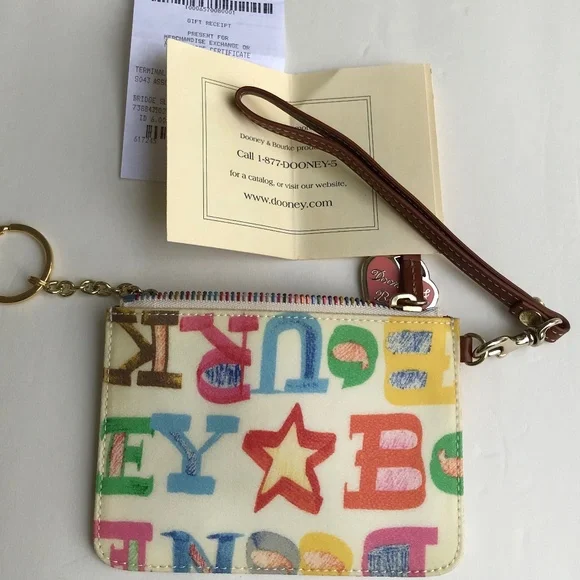 Dooney & Bourke Multi Color Wristlet - Picture 3 of 5